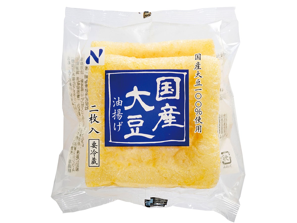 国産大豆油揚げ2枚