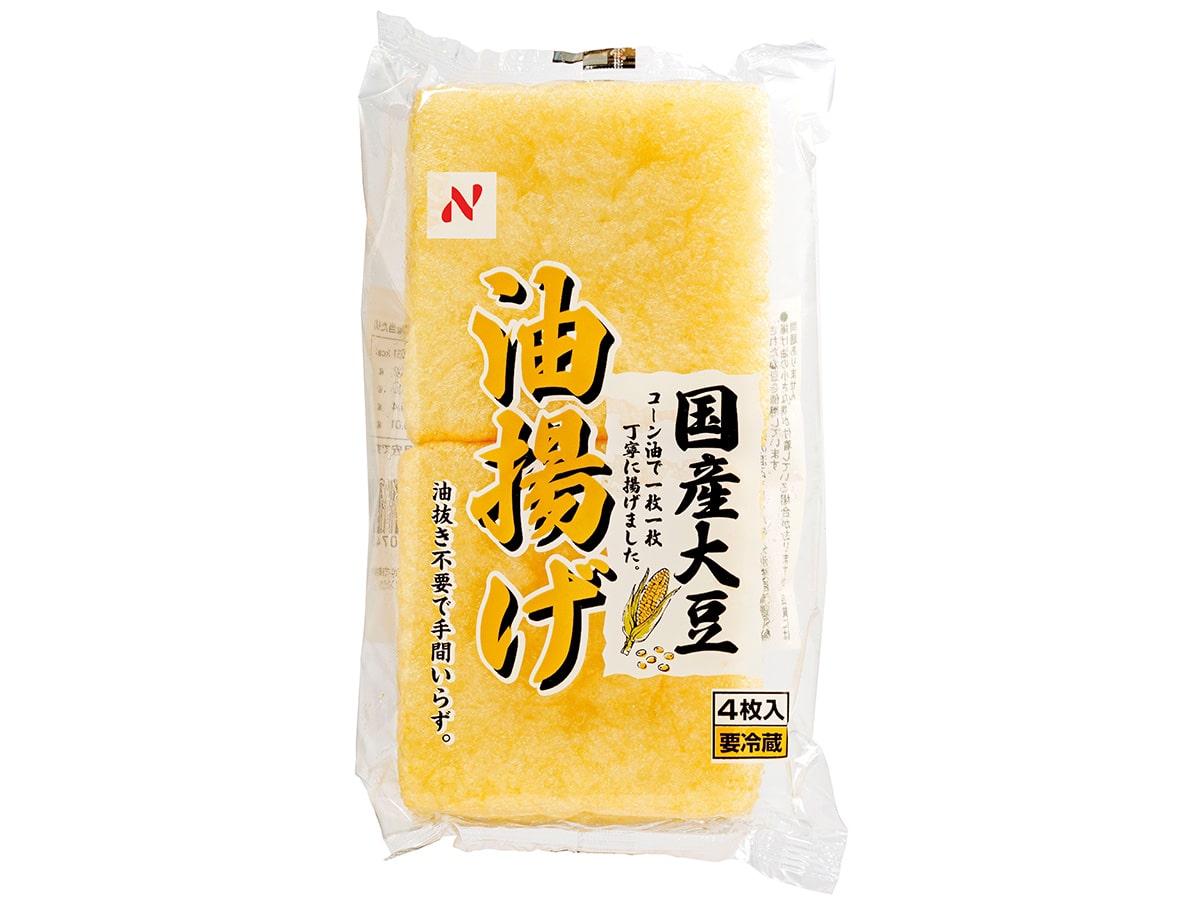 国産大豆油揚げ4枚